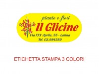 Etichette adesive per fioristi, fiorai e vivaisti (mm 45x20)  (cod.51G)